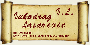 Vukodrag Lašarević vizit kartica